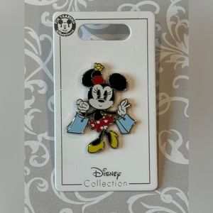 🎀 Disney Brand New Minnie with shopping bags collectible trading pin S 🎀